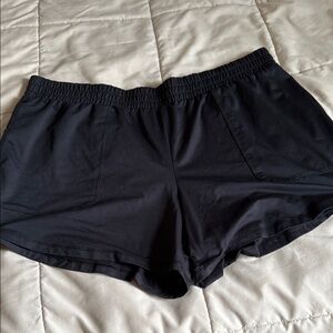 All in Motion Women's Black Athletic Shorts